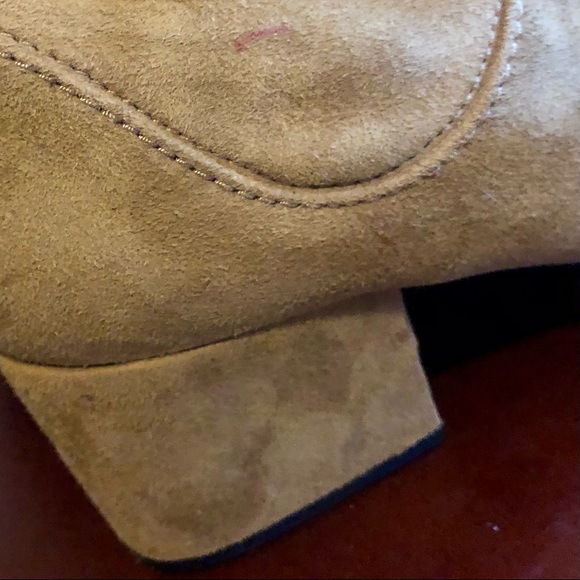 Helmut Lang Suede Peep Toe Boots - Picture 4 of 4